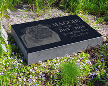 Custom Pet Memorial Stone for Dogs | Honor Your Terrier, Retriever, Pug, Bulldog | Personalized Dog Grave Marker | Pet Loss Sympathy Gift