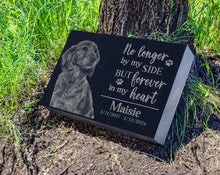 Engraved Photo Memorial Plaque: Cemetery Marker | Outdoor Headstone Tombstone | Custom Pet Loss Gift | Dog Cat Garden Tribute Grave Stone