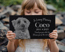 Dog Memorial Gift: Memory Dog Gifts , Pet Tribute, Dog tombstone, Pet Loss Sympathy Gifts, Sympathy Dog Loss Gifts, Losing a Pet Gift Idea