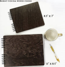 ANNIVERSARY GIFTS Wedding Anniversary Guestbook Personalized Wooden Guest Book 8.5x7" Made in USA  50th Anniversary Gifts Custom 25th 20th Wood  5th 30th Gift