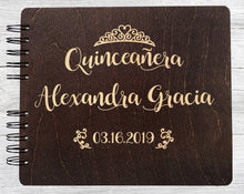 BIRTHDAY GIFTS Burnt Cocoa 8.5 x 7 / 80 Pages Ivory Blank Quinceanera Favor Gift Centerpiece for Guests 15th Birthday Party Decoration Custom Mis Quince Decor Guestbook Sign in for Sister for guests
