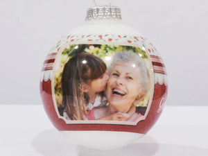 CHRISTMAS ORNAMENTS Beautiful Godmother Ornament - Christmas Photo Ornament Personalized