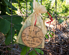 CHRISTMAS ORNAMENTS Buck Doe Couples Personalized Christmas Wood Ornament Holiday Tree Decoration Our First Christmas Together Gift Wedding Bride Groom Country