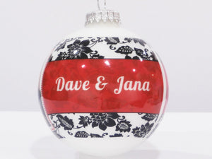 Couple Christmas Ornament - Personalized Photo Ornament for Couples Soulmate