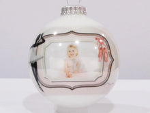 CHRISTMAS ORNAMENTS Custom Ballerina Christmas Ornament  -  Pink and White Elgantly Personalized for Ballerinas