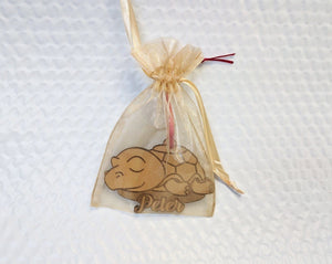 CHRISTMAS ORNAMENTS Cute Sleeping Sea Turtle Custom Ocean Sealife Ornament Beach Christmas Decor Kids Birthday Turtle Theme Decoration for Her Him Mom Dad Gift