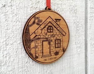 CHRISTMAS ORNAMENTS Our NEW Home Ornament New House Ornament Personalized Christmas Ornament Personalized Housewarming Gift Home Sweet Home House Ornament