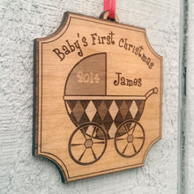 CHRISTMAS ORNAMENTS Personalized Baby's First Christmas Ornament Gift Christmas Ornament Name Date Babys Ornaments Babies 2020 1st Boy Girl Engraved Wood Cute