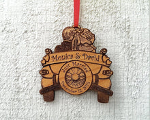 CHRISTMAS ORNAMENTS Personalized Just Married Ornament with Date Names Wedding Car Ornament Gift Wedding Gift Our First Christmas Gift Couples Newlywed Bride