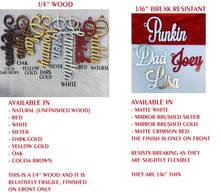 CHRISTMAS STOCKINGS 20" Buffalo Plaid Check Cuff Personalized Embroidered or with Cutout Wood Name Tag Christmas Stockings Family Xmas
