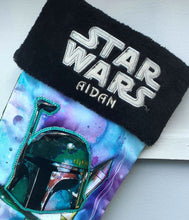 CHRISTMAS STOCKINGS Star Wars Christmas Stockings Yoda Darth Vader  Boba Fett - Officially Licensed - Embroidered with Names for Star Wars Fans - Kids or Adults