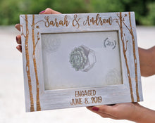 COUPLES GIFTS 4x6 Frame Personalized 5x7 Picture Frame Love Engagement Wedding Barn Wooden Anniversary Gift Idea Present Couple Photo Husband Wife Coastal Whitewash