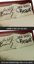 COUPLES GIFTS His Wild Beauty Her Sexy Beast Pillow Cases Couples Pillowcases Sexy For Him Her Boyfriend Girlfriend Husband Wife His Hers Beauty and Beast