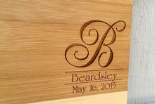 Custom Cutting Boards Monogram Personalized With Name Cutting Board Present Gift Idea for Wedding, Anniversary, Newlyweds, Engagement, Christmas, Couples, Bride