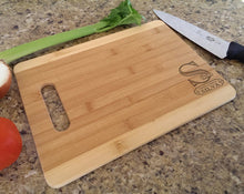 Custom Cutting Boards Personalized Initial With Date Name Cutting Board Engraved Bamboo Custom Cutting Board Gift for Holiday Party, Wedding, Birthday, Christmas