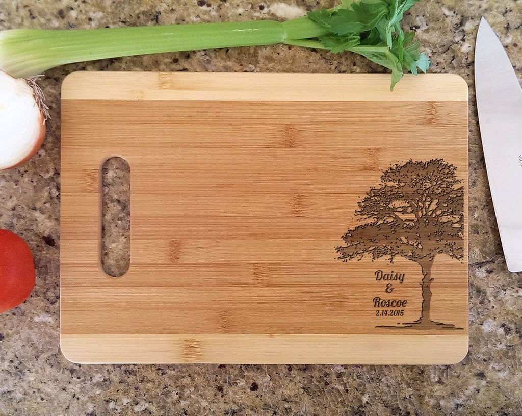 Personalized cutting board Apple Tree