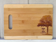 Custom Cutting Boards Personalized Tree Design Cutting Board Laser Engraved Bamboo Custom Wood Cutting Board For Wedding Gift Anniversary Gift Christmas Gift