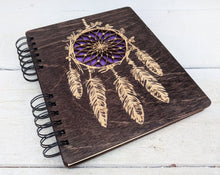 Custom Journals Dream Catcher Laser Cut Womens Sketchbook Sustainable Wood Travel Notepad Teen Diary Gift Wedding Planner Bridal Journal Graduation For Kids