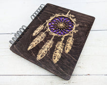 Custom Journals Dream Catcher Laser Cut Womens Sketchbook Sustainable Wood Travel Notepad Teen Diary Gift Wedding Planner Bridal Journal Graduation For Kids