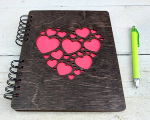 Custom Journals Heart Cutout | Journal