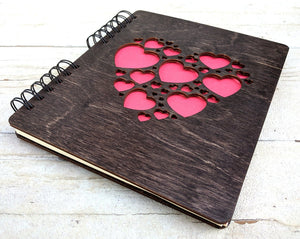 Custom Journals Heart Cutout | Journal