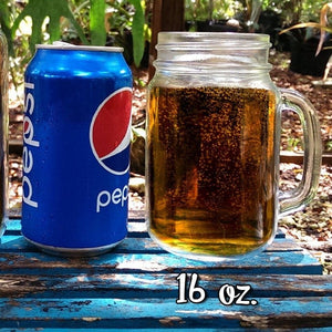FOR DAD & GRANDPA 16 Oz Dad I like you more than Mom Fathers Day Funny Gift Engraved Mason Jar Glass Personalized Drinking Beer Mug Engraved Idea for Father