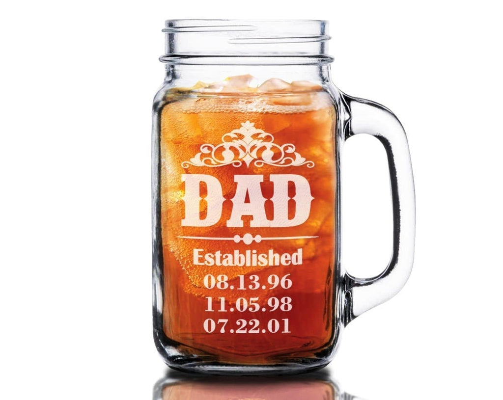 Five Star Dad Foster & Rye® Personalized Matte Army Green Flask, Personalized Gifts for Him, Father's Day Gifts, Personalized discount Gifts for Dad