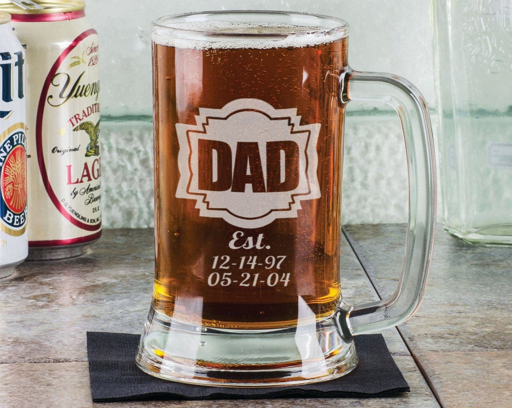 Personalized Beer Glass 12 oz