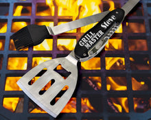 FOR DAD & GRANDPA Grill Master Dad Daddy Fathers Day BBQ Multi Tools Kit Father of Bride Groom Gift Idea Best Cook Chef Ever Birthday Anniversary Husband Idea