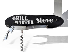 FOR DAD & GRANDPA Grill Master Dad Daddy Fathers Day BBQ Multi Tools Kit Father of Bride Groom Gift Idea Best Cook Chef Ever Birthday Anniversary Husband Idea