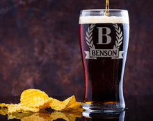 FOR DAD & GRANDPA Lager Personalized Drinking Glass for Women 20oz Beer Glass My Husband Birthday Anniversary 50th 80th Daddy Birthday for Men Daughter Gift