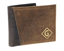 FOR DAD & GRANDPA Monogrammed Printed Gold Foil on Brown Leather Wallet 40th 50th 70th birthday gift for men from Wife Best Husband Daddy Gifts from Daughter