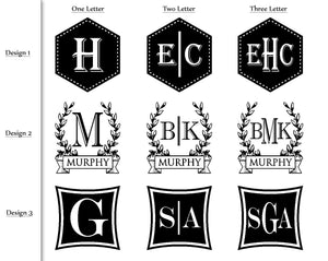 FOR DAD & GRANDPA Whiskey Glasses Set of 1-4 Custom Bourbon Glasses Letter Monogram Set Personalized Whiskey Gift Set for Dad Monogrammed Scotch Glass Gifts