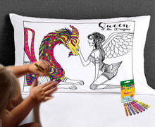 FOR KIDS & BABIES Coloring Pillowcase Queen Mother of the Dragons Fairy Better then Adult Coloring Books Color in your Own Birthday Christmas Gift for Kids