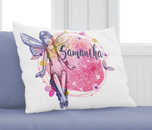 FOR KIDS & BABIES Fairy Pillowcase Personalized Cute Toddler or Girl Teen Believe in Magic Fairy God Mother Guardian Angel Little Girl Pink Custom Bed Pillow