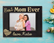 FOR MOM & GRANDMA Best Mom Ever Personalized Photo Frame Mother Grandma MiMi Mama Mother's Day Birthday Baby Shower New Mommy from Son Daughter Picture Gifts