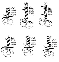 FOR MOM & GRANDMA Personalized Gifts For Aunt Christmas Gift for Best Aunt, Aunt to be, Auntie Engraved with Dates Aunt Mug Birthday Gift from Niece Sister