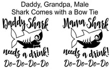FOR MOM & GRANDMA Mama Shark Needs a Drink Do Do Novelty Wine Glass First Mothers Day Gift from Daughter, Son Funny Sayings for New Mom Dad Husband Wife