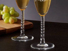 Mrs Mr Personalized Lips Tie Set of 2 Custom Champagne Flutes, Wedding Gift, Bride Groom Champagne Glasses, Laser Engraved with Name & Date - Stocking Factory