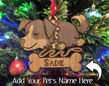 PET GIFTS Border Collie Kids Christmas Ornament Gift Stocking Stuffer New Best Friend Pet Personalized with Name Puppy Tree Decoration Dog Adoption