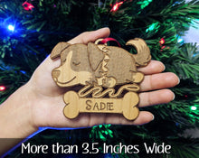 PET GIFTS Border Collie Kids Christmas Ornament Gift Stocking Stuffer New Best Friend Pet Personalized with Name Puppy Tree Decoration Dog Adoption