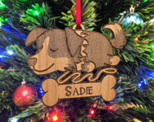 PET GIFTS Border Collie Kids Christmas Ornament Gift Stocking Stuffer New Best Friend Pet Personalized with Name Puppy Tree Decoration Dog Adoption