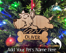 PET GIFTS Christmas Ornament for Scottish Terrier Lover Wood Pet Anniversary Cute Sleeping New Puppy Rescued Gift for Dog Owner Terrier Tree Ornament