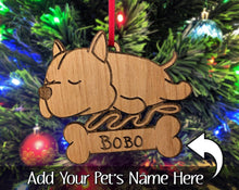PET GIFTS Pet Ornament Personalized Pitbull Christmas Tree Decor Puppies First Christmas Dog Lover Ornament Rescue Animal Custom Gift for Dog Owner