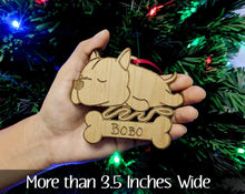 PET GIFTS Pet Ornament Personalized Pitbull Christmas Tree Decor Puppies First Christmas Dog Lover Ornament Rescue Animal Custom Gift for Dog Owner