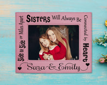 Sister Gift Distance Sister Picture Frame Personalized Best Friends Forever Birthday Present Sibling Gift Idea Best Big Little Sisters Womens Sis Photo