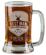 WEDDINGS 16 Oz Buck Hunter Groomsman Beer Mugs Wedding Party Hunting Engraved Groomsmen Best Man Groom Father Usher Gift Discounts Glass Etched