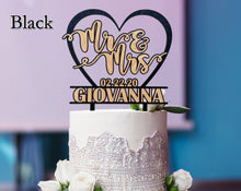 WEDDINGS Bridal Cake Wooden Toppers Personalized Engraved Heart Mr Mrs Tier Wedding Decoration Future Couple Cakes Decor 50th 25th Anniversary Gift