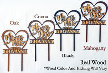 WEDDINGS Bridal Cake Wooden Toppers Personalized Engraved Heart Mr Mrs Tier Wedding Decoration Future Couple Cakes Decor 50th 25th Anniversary Gift