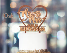 WEDDINGS Bridal Cake Wooden Toppers Personalized Engraved Heart Mr Mrs Tier Wedding Decoration Future Couple Cakes Decor 50th 25th Anniversary Gift